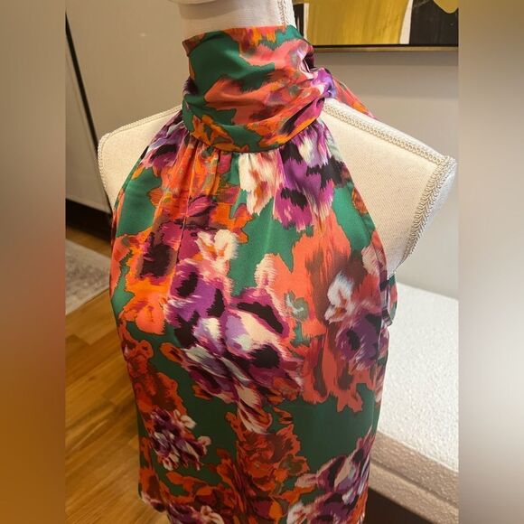 MISA LA Tie neck blouse size small - Picture 2 of 10